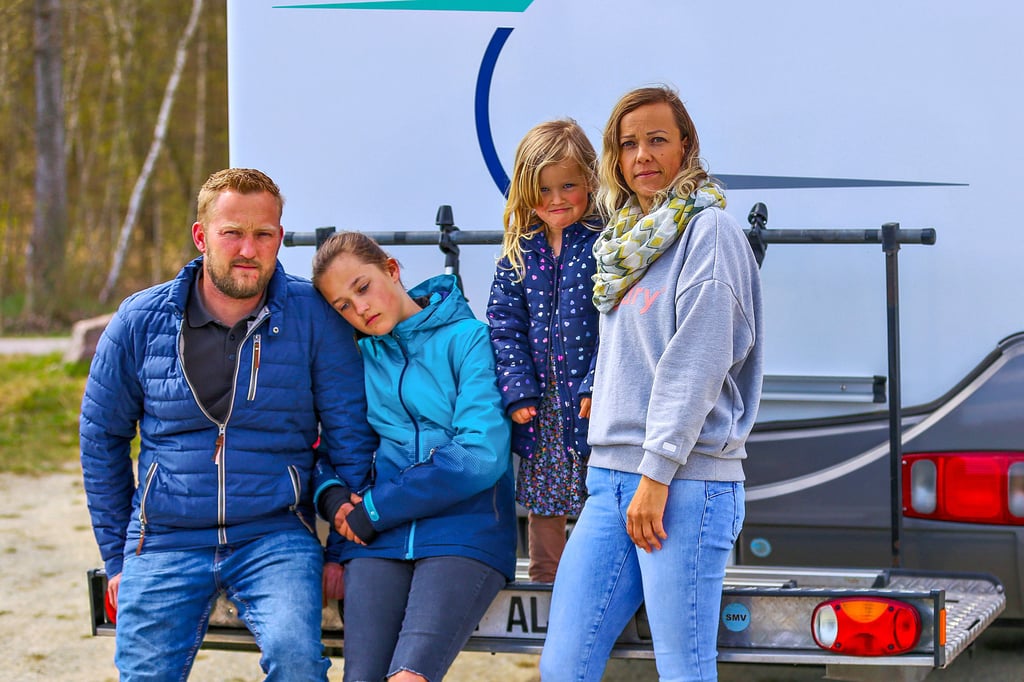 Familie Lehmann wurden am Geiseltalsee zwei E-Bikes vom Heckträger ihrers Campers geklaut.