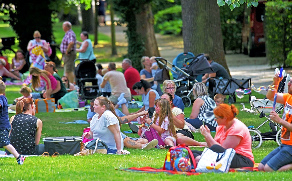 Die Initiatoren des Picknicks auf der Herrenbreite hoffen auf rege Beteiligung, so wie hier bei einem früheren Picknick im Stadtpark.