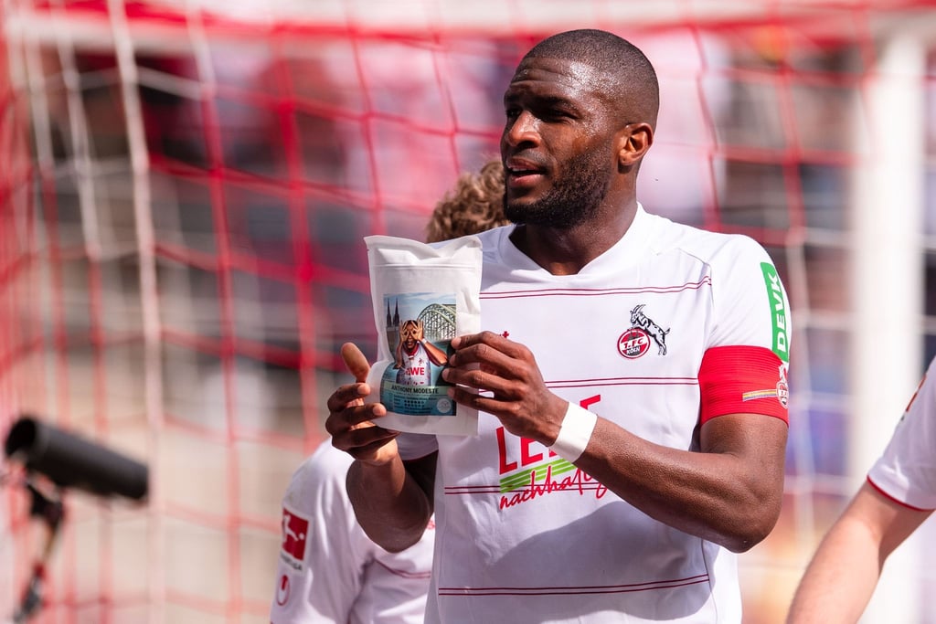 Kölns Stürmer Anthony Modeste sorgte mit seiner Kaffee-Werbung für Missstimmung.