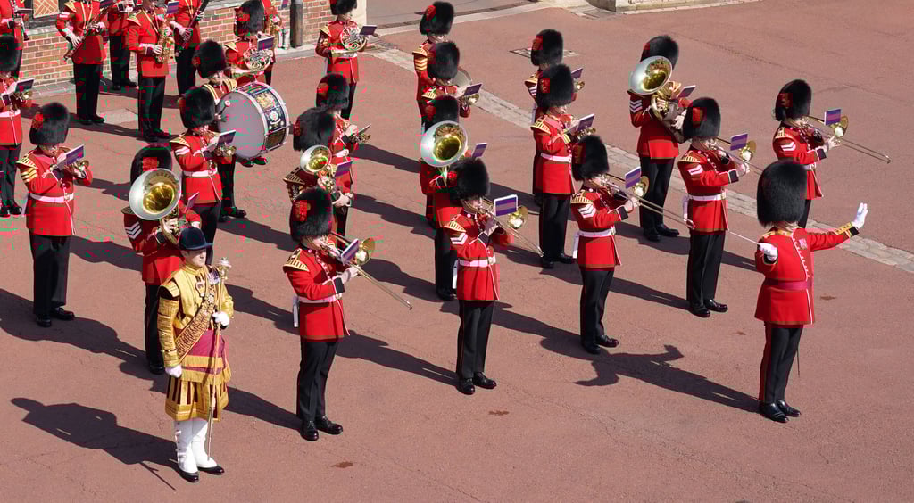 Die Fellmützen der Royal Guards sind legendär.