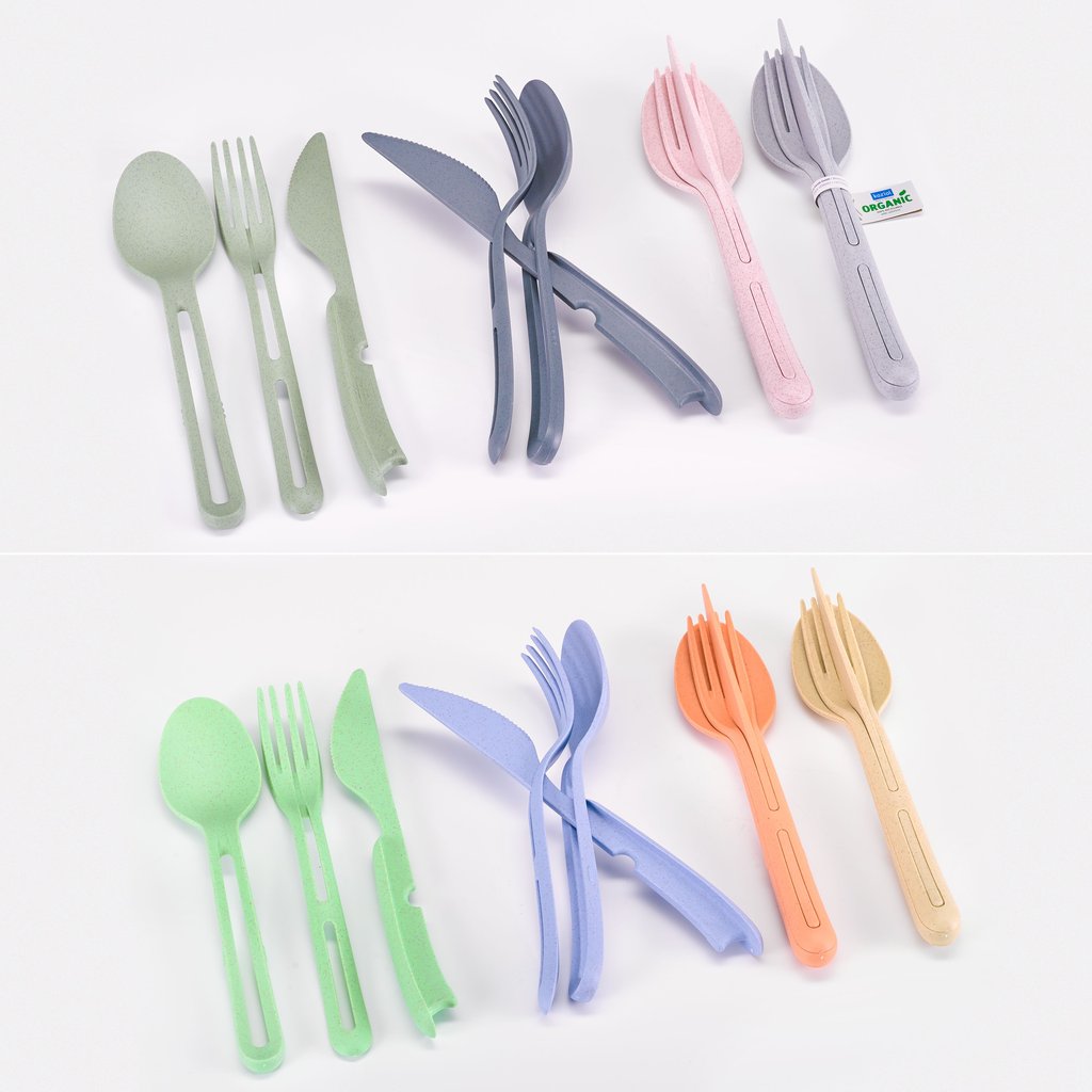 Das designprämierte Mehrweg-Besteck-Set KLIKK aus Erbach (oben) wurde von einer chinesischen Firma für ein australisches Frauenmagazin kopiert.