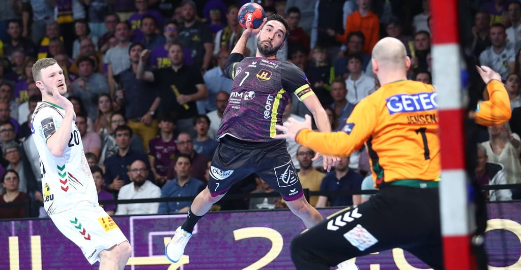 SCM-Torwart Mike Jensen legte zum Ende des Spiels auch gegen den besten Nantes-Werfer Valero Rivera Folch einige wichtige Paraden hin.