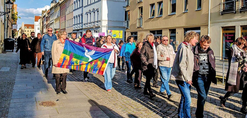 Demo in Wittenberg