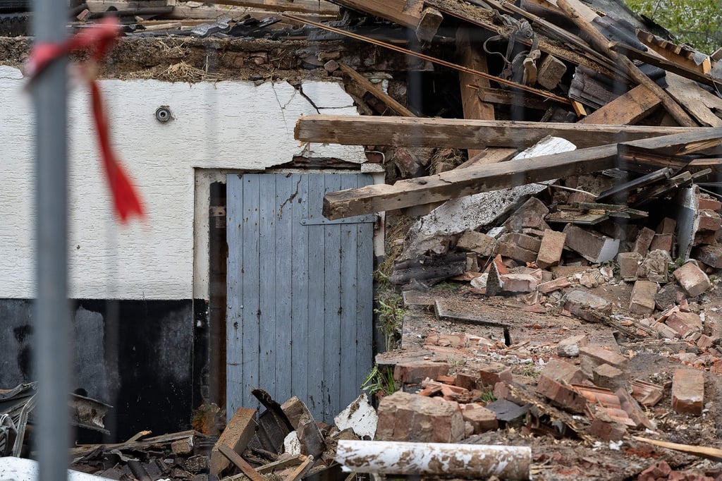 Das „Horrorhaus“ von Höxter wird dem Erdboden gleichgemacht.