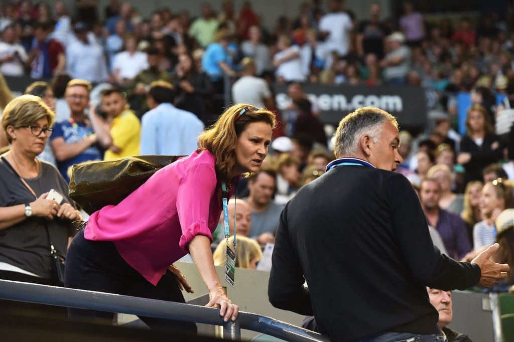 Pam Shriver 2016 bei den Australian Open.