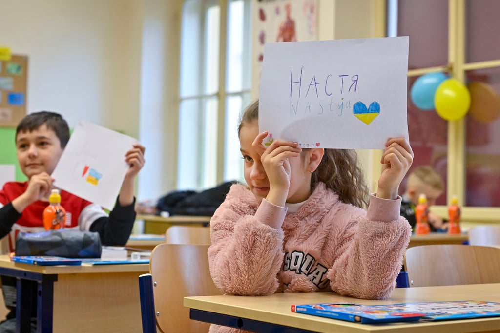 Für ukrainische Kinder sind aktuell in Magdeburg vier Ankunftsklassen gebildet worden. Weitere werden nötig werden.