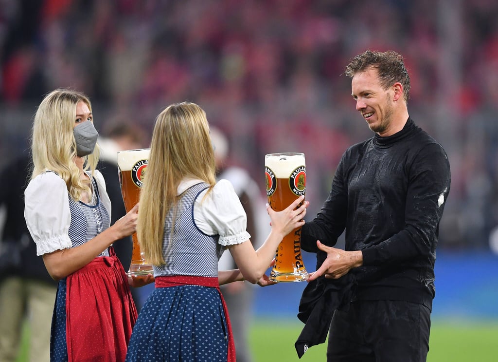 Julian Nagelsmann feierte den Gewinn der Deutschen Meisterschaft.