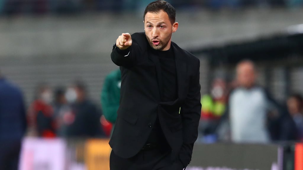 War nicht ganz zufrieden mit dem Vortrag seines Teams und der Fans: RB-Coach Domenico Tedesco