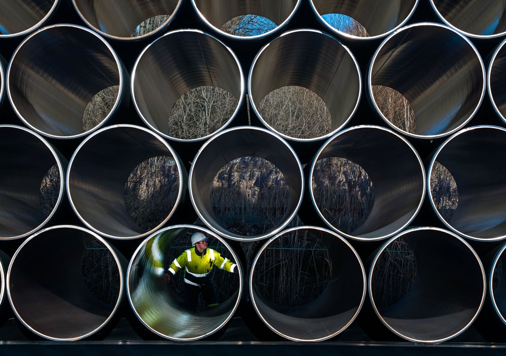 Seit Februar gestoppt: Das Pipeline-Projekt Nordstream 2.