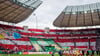 RB Leipzigs Fans beim Pokalfinale gegen den FC Bayern 2019.
