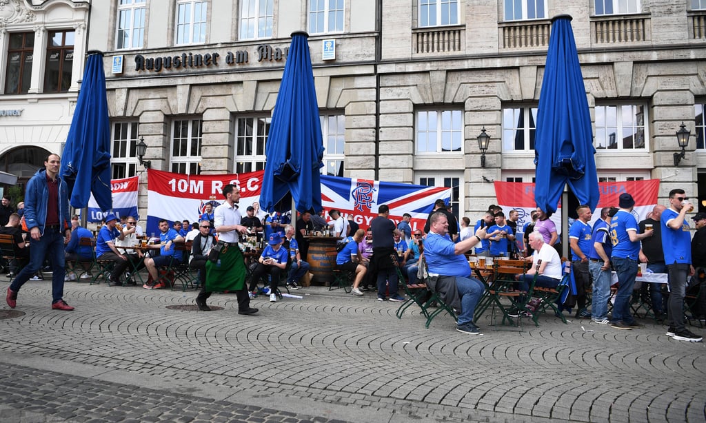 Der Leipziger Marktplatz ist fest in schottischer Hand.
