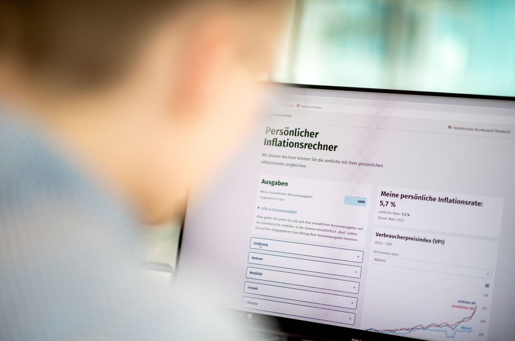 Hängt stark vom eigenen Verbrauchsverhalten ab: die persönliche Inflationsrate. Ein Online-Tool hilft bei der Berechnung.