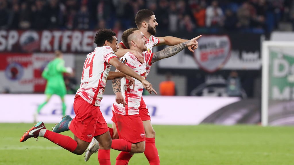 Held des Abends: RB Leipzigs Torschütze Angeliño.