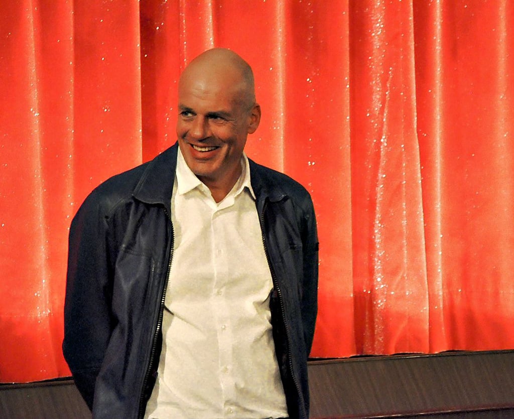 Der freie Kulturmanager Thomas Huber auf der öffentlichen Premiere von „Zwischen uns war mal eine Grenze".