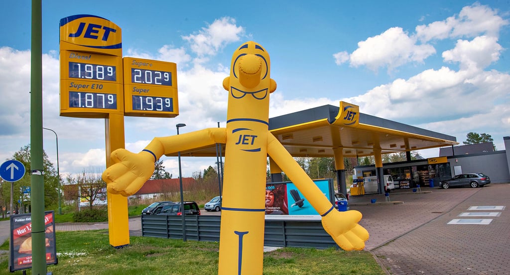 Die Jet-Tankstelle in der Heidestraße hat wieder geöffnet