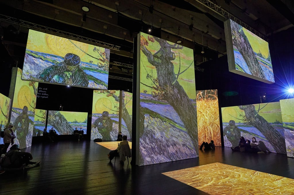 Bilder des Malers Vincent van Gogh werden in der Ausstellung „Van Gogh Alive“ lebendig.