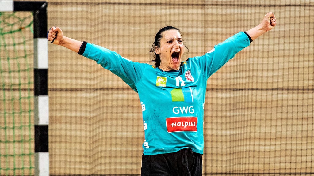 Die starke Wildcats-Torhüterin Anica Gudelj hatte großen Anteil am Überraschungssieg über Neckarsulm.