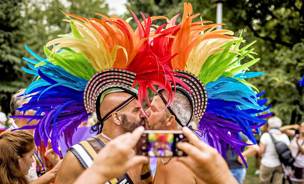 Ein Foto vom Pride-Walk 2016. Damals war Amsterdam Ausrichter der Europride.