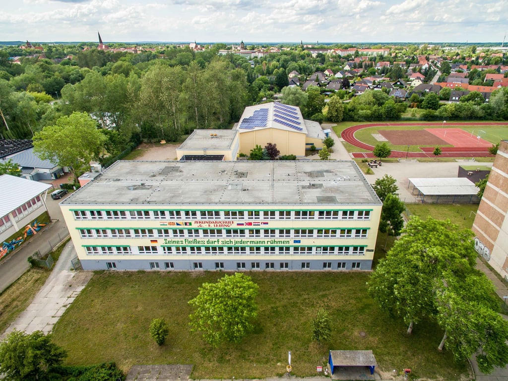 Die Salzwedeler Lessing-Ganztagsschule. Die Schule mit 375 Schülern hat eigene Antworten auf den Lehrermangel gefunden.