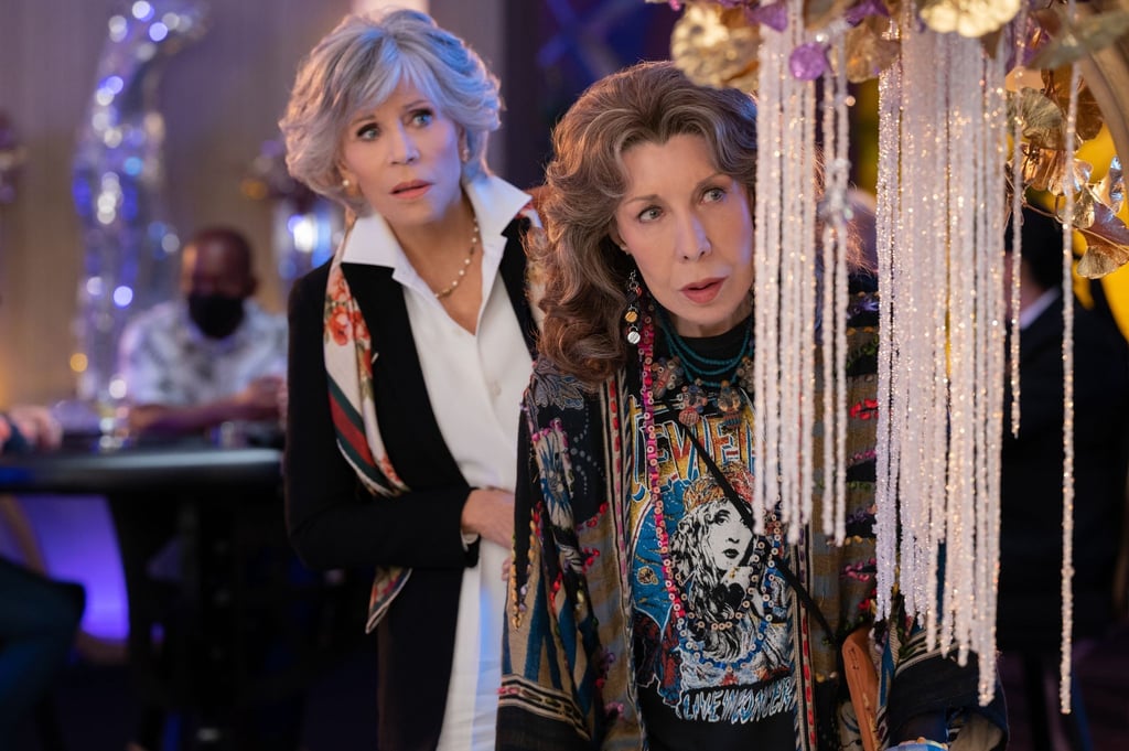 Die Schauspielerinnen Jane Fonda (Grace, l), und Lily Tomlin (Frankie, r) sind beste Freundinnen.