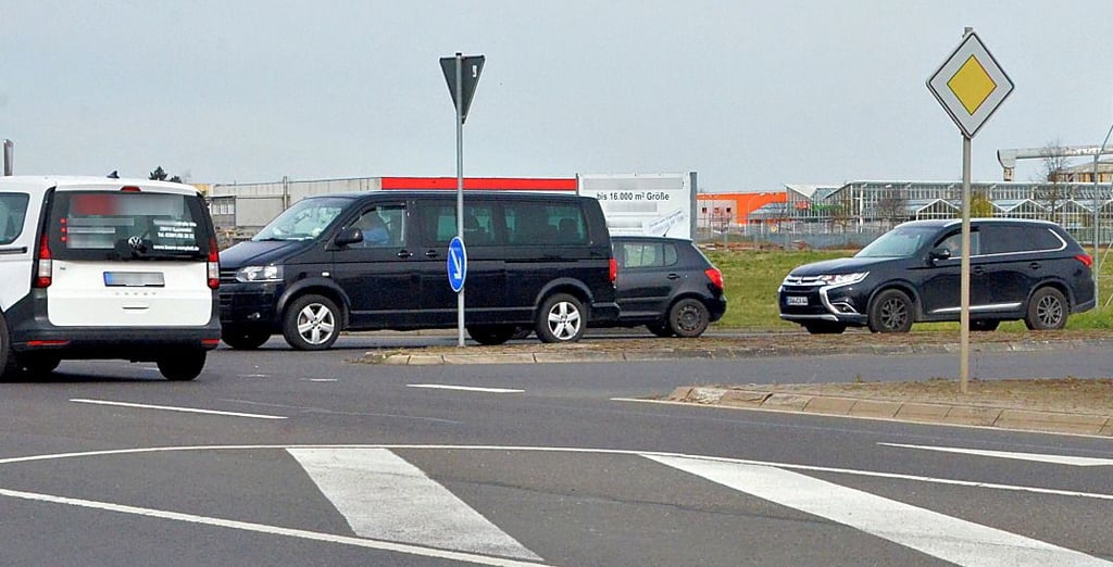 Der Abzweig von der Umgehungsstraße zum Kristallweg ist ein Unfallschwerpunkt.