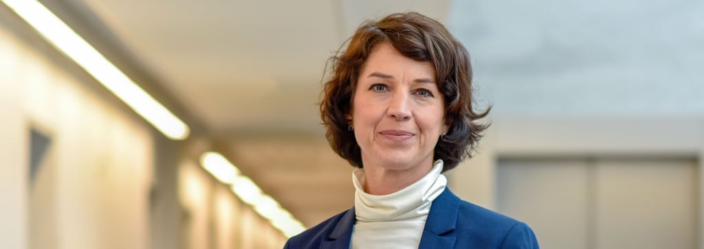 Die Materialwissenschaftlerin Prof. Dr. Erica Lilleodden leitet das Fraunhofer-Institut für Mikrostruktur von Werkstoffen und Systemen (IMWS) in Halle.