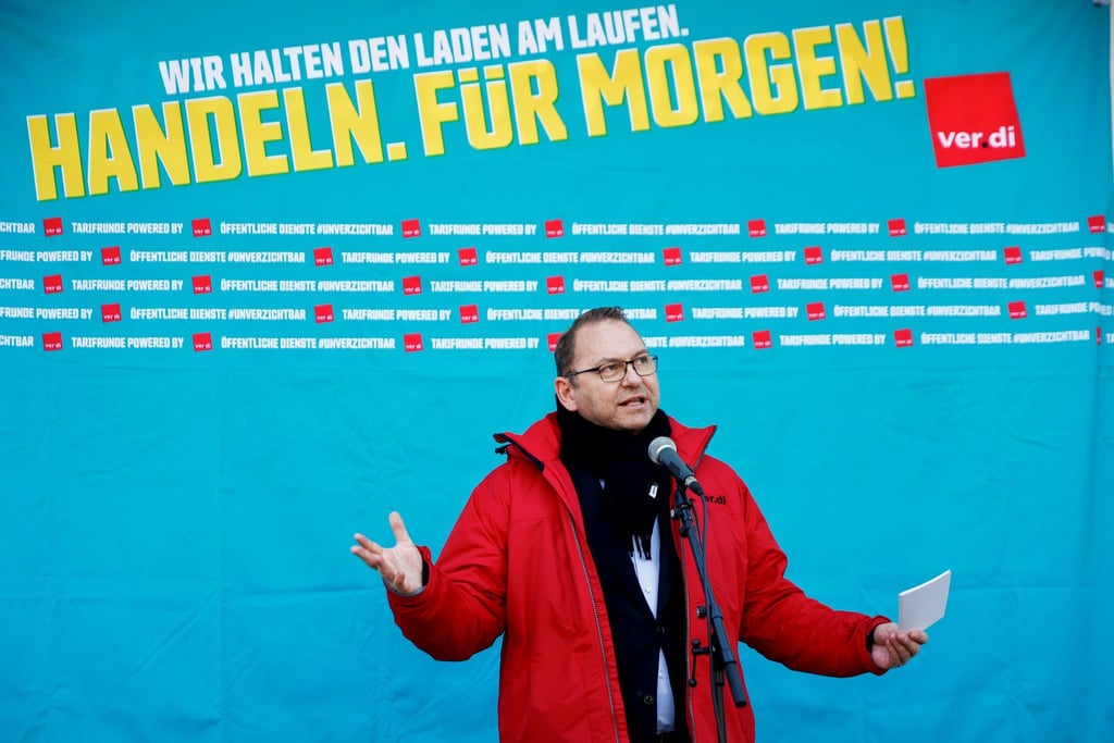 Verdi-Chef Frank Werneke fordert für die Beschäftigten im Sozial- und Erziehungsdienst mehr Geld.