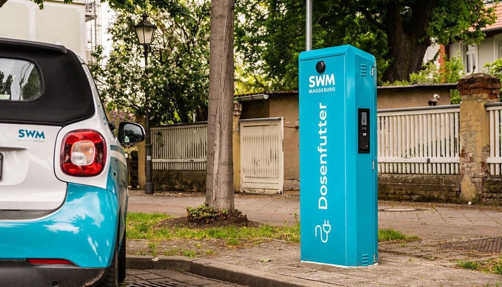 In der Landeshauptstadt Magdeburg gibt es derzeit 41 öffentliche Ladesäulen.