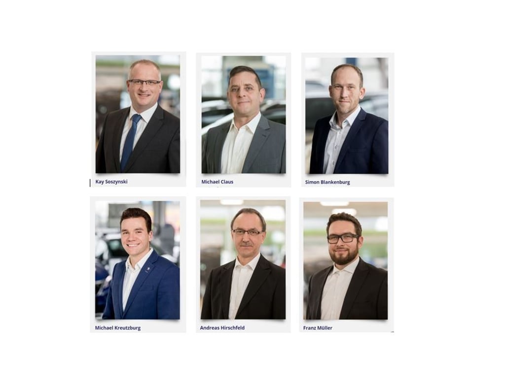 Das Verkaufsteam der Peugeot Autohaus Schulze in Magdeburg, Haldensleben und Burg.