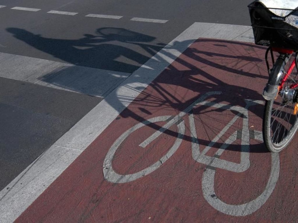 Fahrradfahren in der Stadt