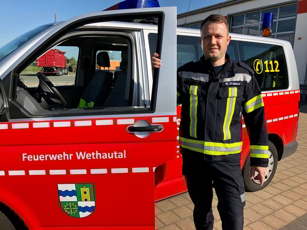 Marko Slamka ist neuer Leiter der Gemeindefeuerwehr Wethautal.