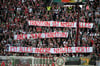 Fans des FC Augsburg mögen RB Leipzig nicht.