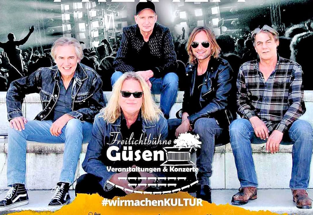 Die Kultband Münchener Freiheit gastiert auf der Freilichtbühne Güsen.
