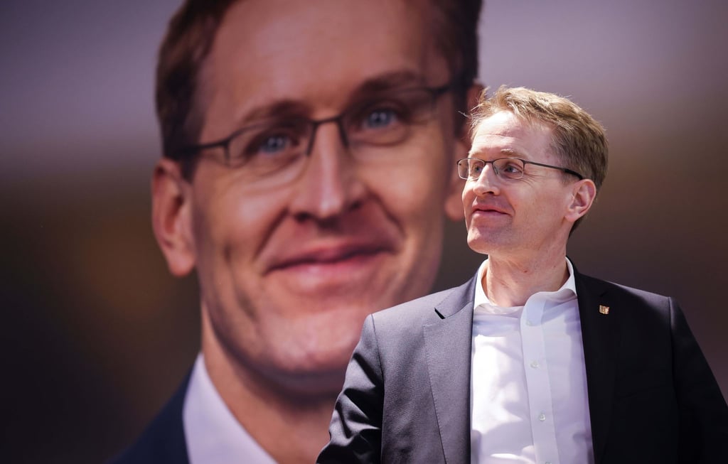 CDU-Spitzenkandidat Daniel Günther hofft auf einen Wahlsieg am Sonntag.