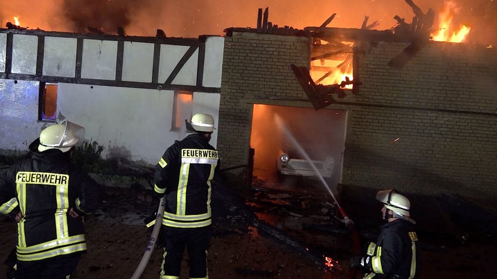Einsatzkräfte aus verschiedenen Ortschaften waren im Einsatz.