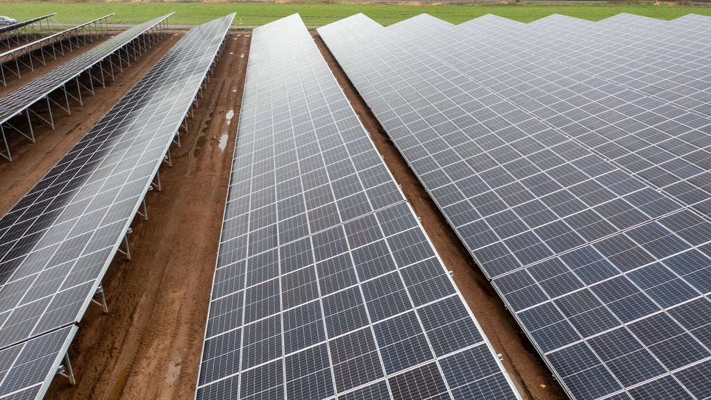 Symbolfoto eines Solarparks