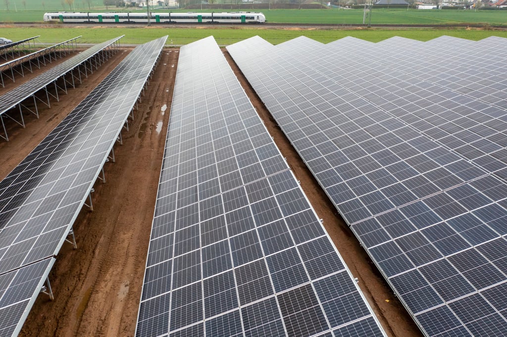 Symbolfoto eines Solarparks