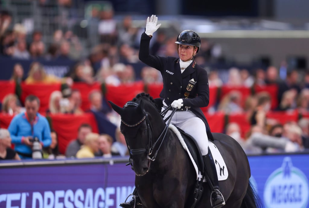 Ritt in Leipzig ein letztes Mal auf Weihegold: Isabell Werth.