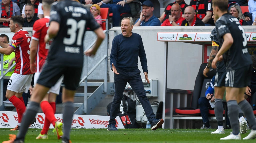 Christian Streich war bedient nach dem 1:4 von SC Freiburg gegen Union Berlin.