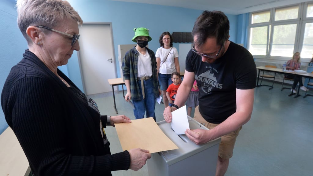 Der große Andrang blieb in den Ascherslebener Wahllokalen aus.