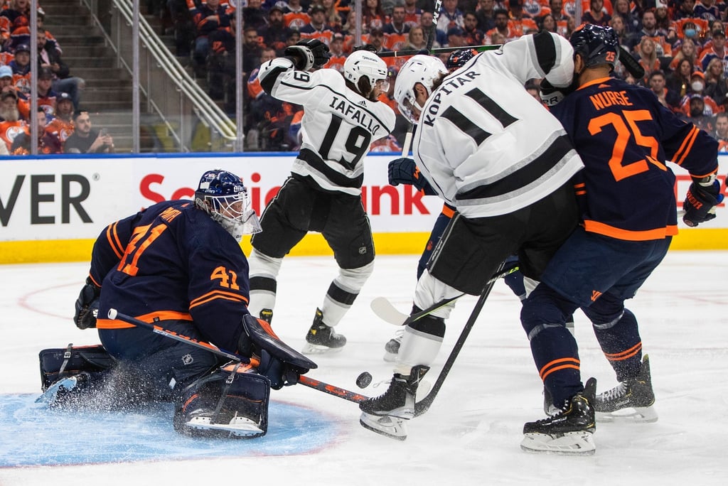 Die Los Angeles Kings besiegten die Edmonton Oilers mit 4:3.