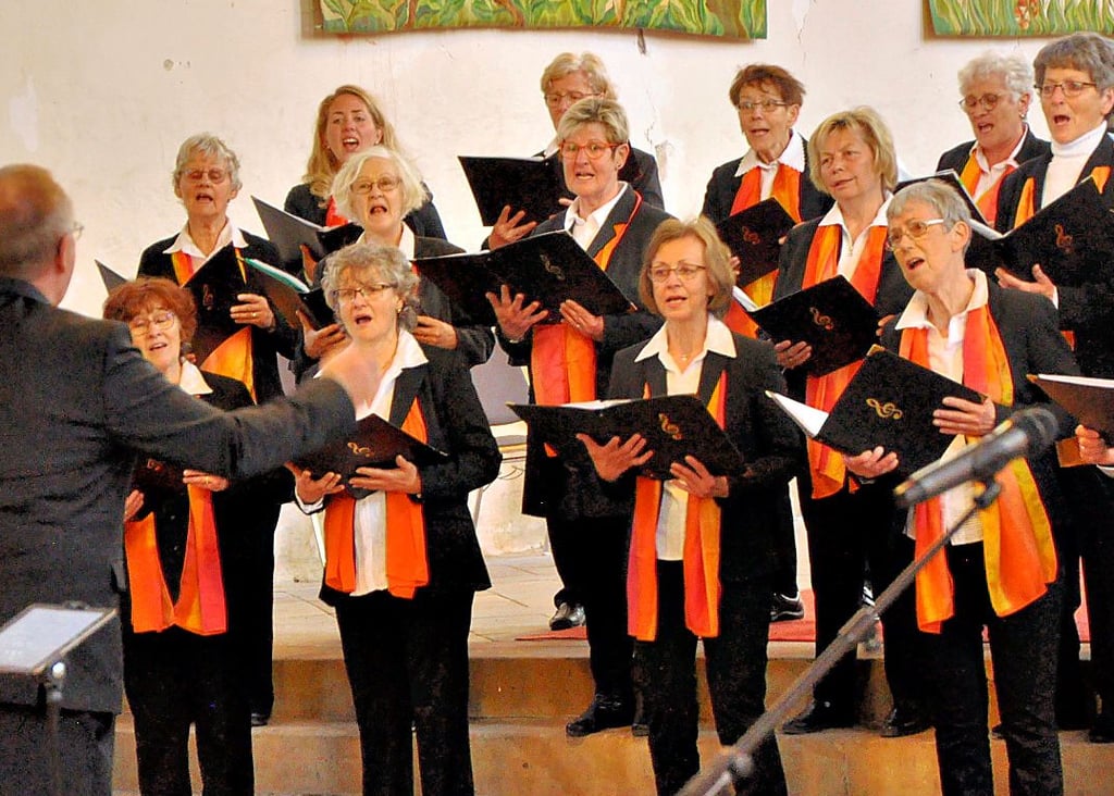 Das Vokalensemble Burg tritt am Sonnabend in Karow auf.