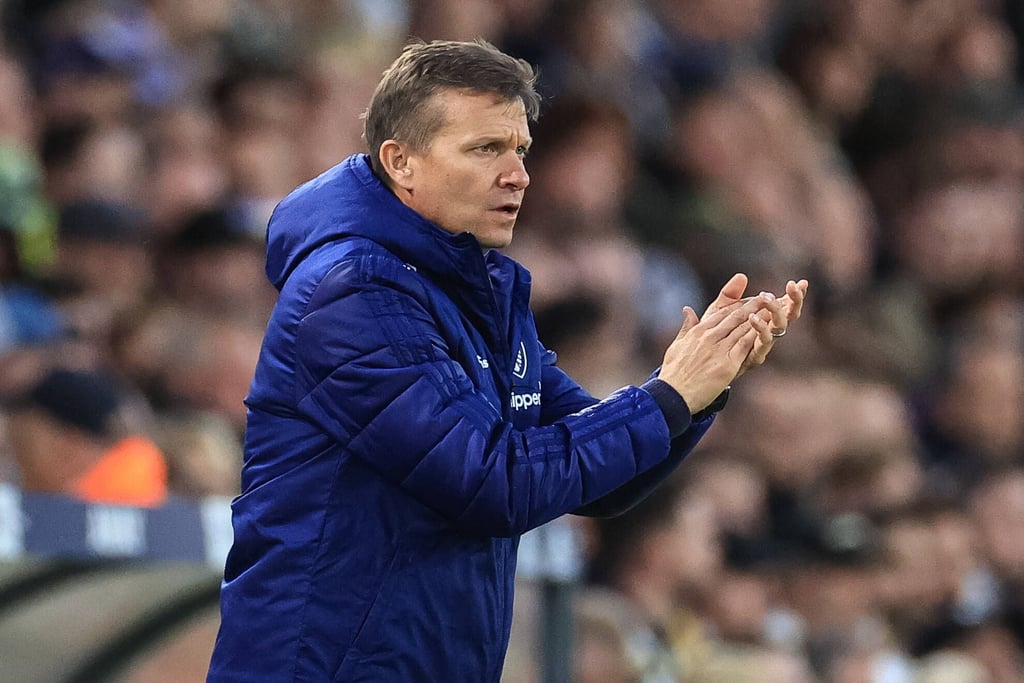 Jesse Marsch an der Seitenlinie bei Leeds United.