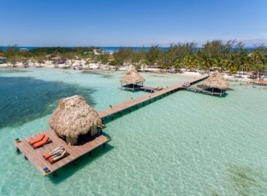 Das "Coco Plum Island Resort" im mittelamerikanischen Land Belize.