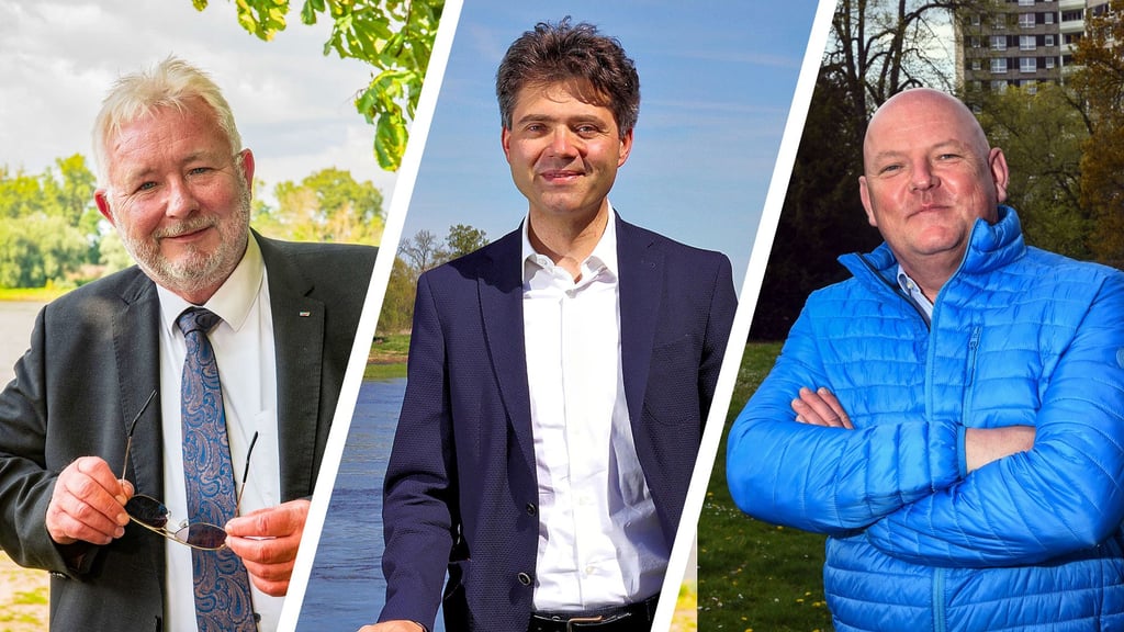 Andreas Mrosek (AfD), Robert Reck und Jörg Bernstein (FDP) sind stark in den Sozialen Medien vertreten.