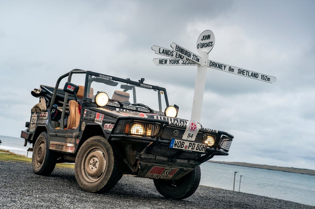 Zweckmäßiges Gerät: Für eine rustikale Rallye erweist sich der VW Iltis Dank seiner Geländegängigkeit als Glücksgriff.