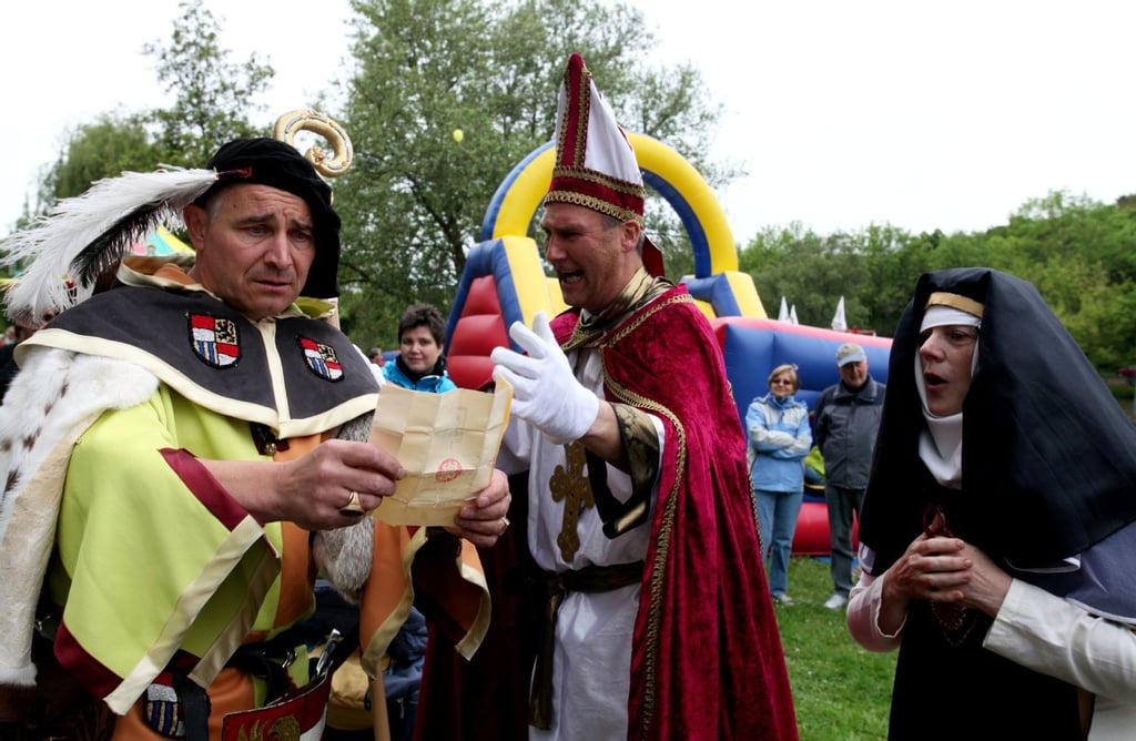 Beim Hansefest wird auch Theater gespielt, wie hier im Jahr 2013.
