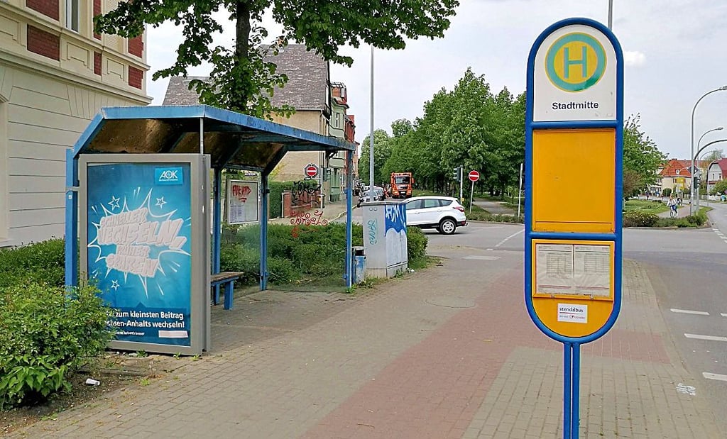 Die Bushaltestelle an der Ecke Ostwall/Bruchstraße in Stendal soll barrierefrei werden.