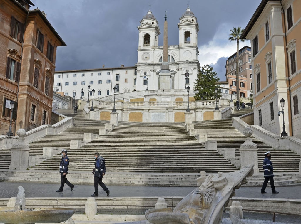 Die Spanische Treppe in Rom gehört zu den Sehenswürdigkeiten der Stadt.