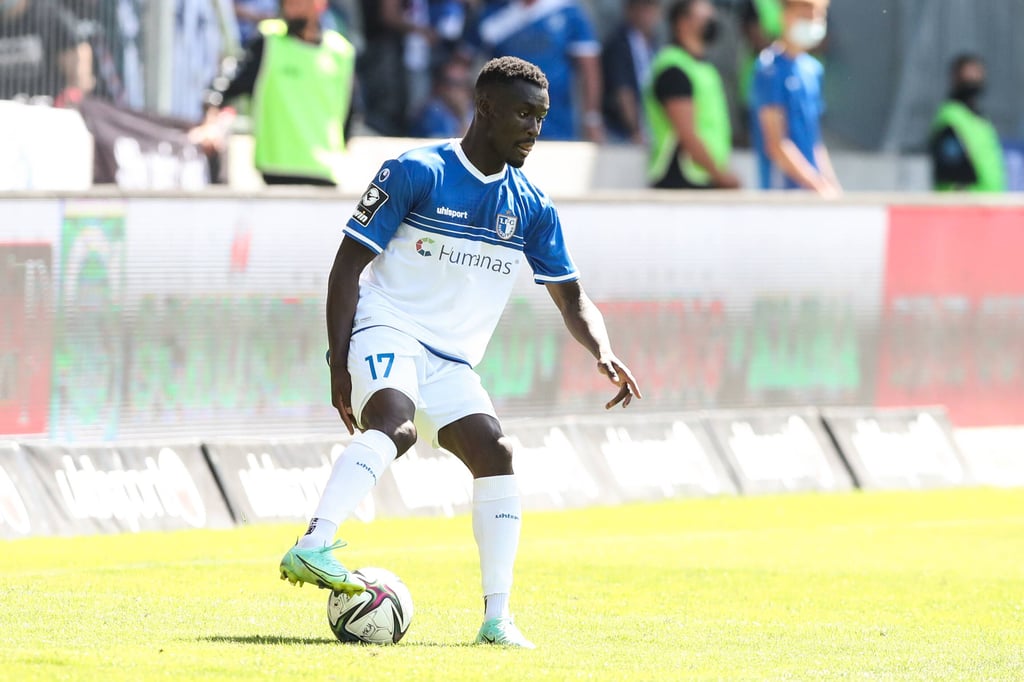 Sirlord Conteh brachte mit dem Ausgleich zum 1:1 den 1. FC Magdeburg in Osnabrück auf die Siegerstraße.